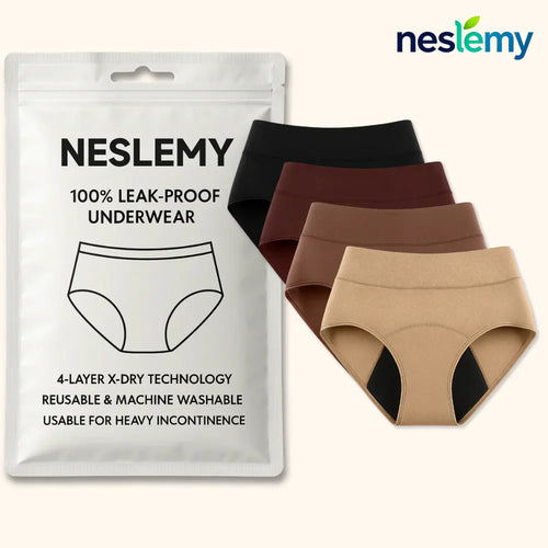 NESLEMY™ 100%Leak-Proof Underwear 4-pack | 🎄𝘾𝙝𝙧𝙞𝙨𝙩𝙢𝙖𝙨 𝙎𝙖𝙡𝙚🎅