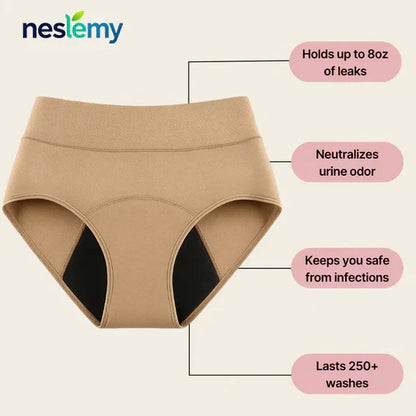 NESLEMY™ 100%Leak-Proof Underwear 4-pack | 🎄𝘾𝙝𝙧𝙞𝙨𝙩𝙢𝙖𝙨 𝙎𝙖𝙡𝙚🎅