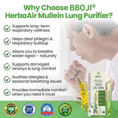 BBOJI® HerbaAir Mullein Lung Purifier