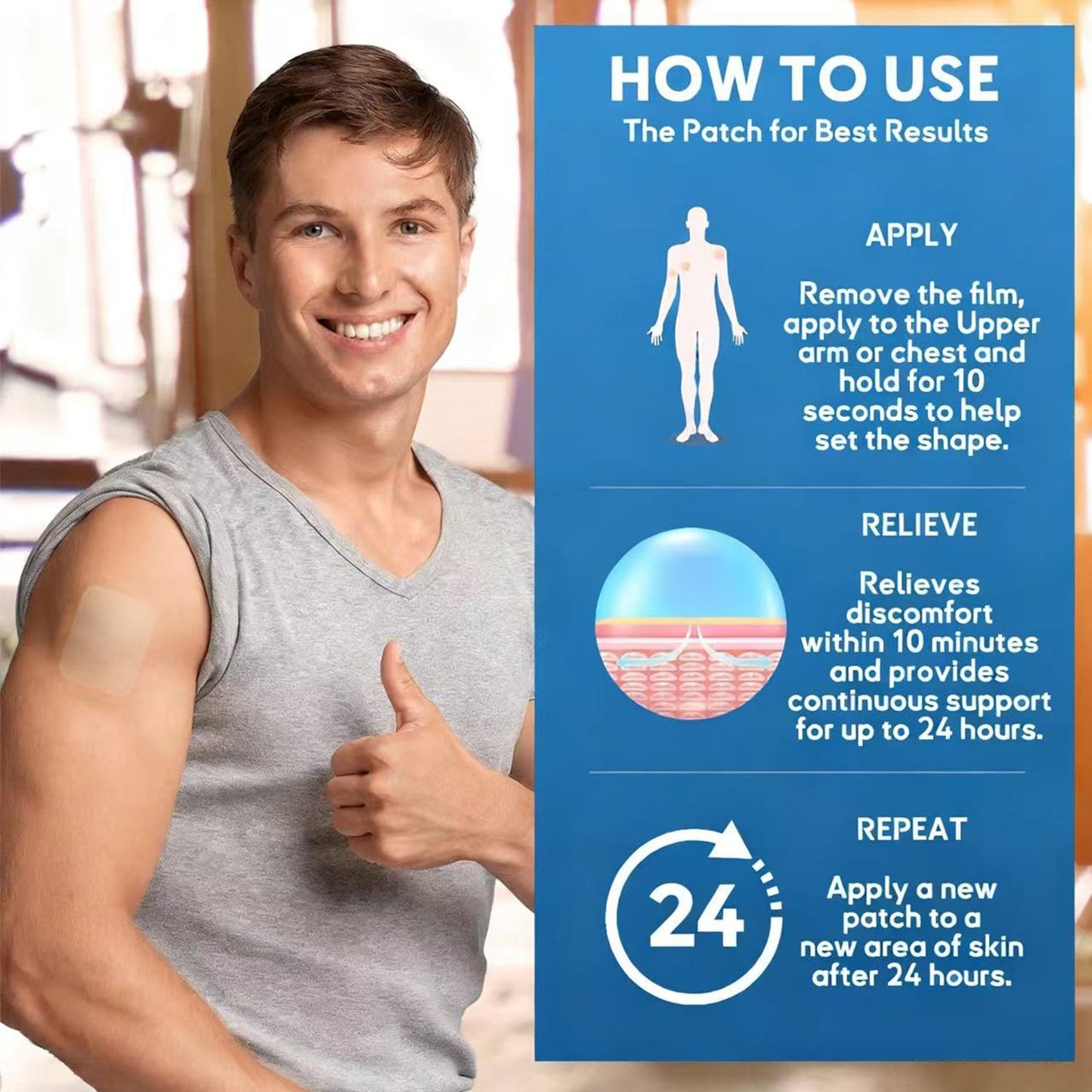 🫁✅FDA Approved LOVILDS™ DoubleNano COPD Relief Patch (💝 Cough, wheezing, shortness of breath, sputum, stuffy nose, bronchitis, bronchitis, allergy symptoms, lung discomfort🫁)