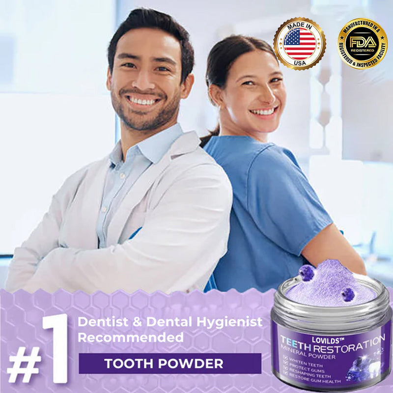 🦷LOVILDS™ Dental Repair Mineral Powder >> 🔥Buy 1 Get 1 Free🔥
