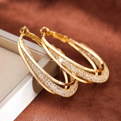 （🔥LAST DAY SALE-80% OFF) Lymphatic drainage hoop earrings