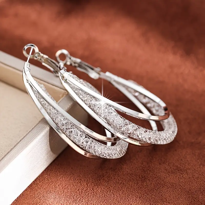 （🔥LAST DAY SALE-80% OFF) Lymphatic drainage hoop earrings