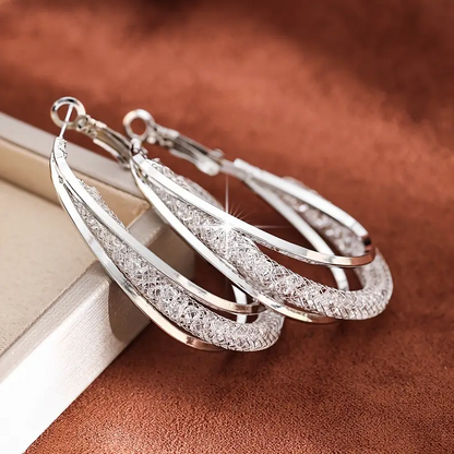 （🔥LAST DAY SALE-80% OFF) Lymphatic drainage hoop earrings